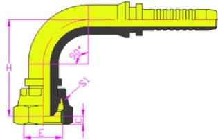 2019190㹫90METRIC FEMALE MULTISEAL