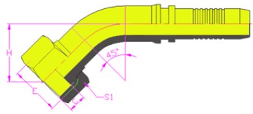 20241T*45깫ƽ45GB METRIC FEMALE FLAT SEAT